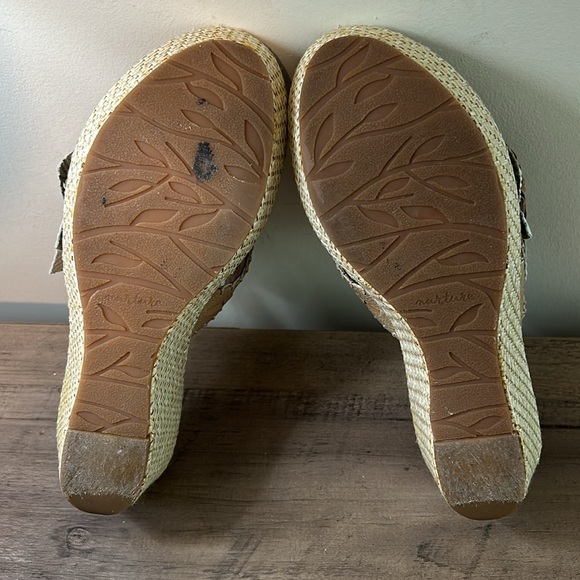NURTURE WEDGE SANDALS SLIDES WOMENS SHOES SIZE 7.5 MYRTLE G8 - Picture 8 of 9